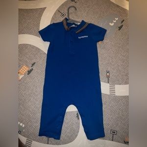 Authentic infant/toddler Burberry jumpsuit romper